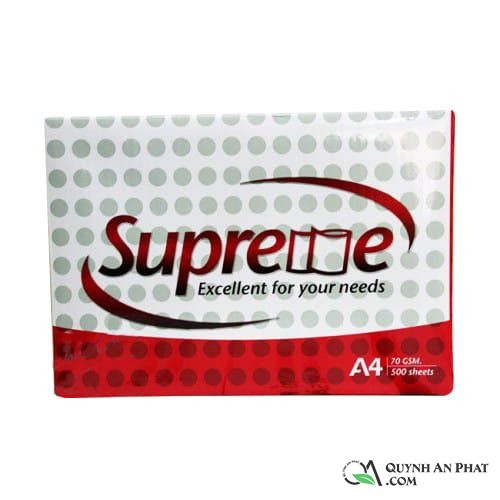 Giấy A4 Supreme 70 gsm